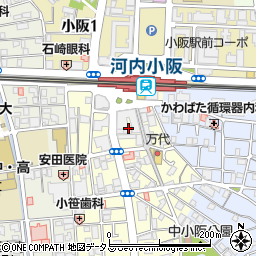スギドラッグ小阪駅南店周辺の地図