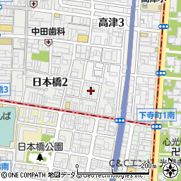 大阪府大阪市中央区日本橋2丁目19周辺の地図