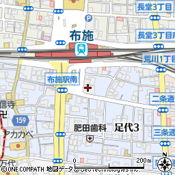 株式会社日立ビルシステム　関西支社中央支店東大阪営業所周辺の地図