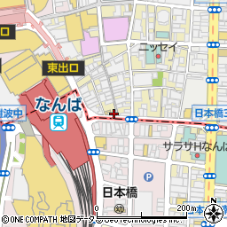 リンガーハット難波千日前店周辺の地図