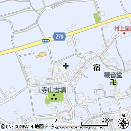 岡山県総社市宿352周辺の地図