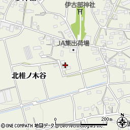 愛知県豊橋市伊古部町北椎ノ木谷376周辺の地図