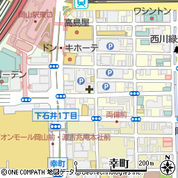 ビューティーミュージアム　サンタモニカ岡山店周辺の地図