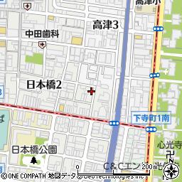 大阪府大阪市中央区日本橋2丁目19-2周辺の地図