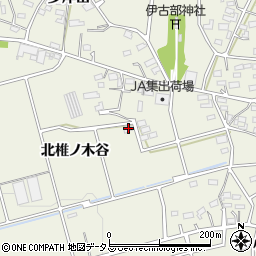 愛知県豊橋市伊古部町北椎ノ木谷378周辺の地図