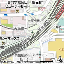 株式会社ジェイアール西日本総合ビルサービス　岡山支店周辺の地図