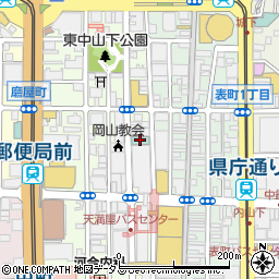岡山ビューホテル周辺の地図