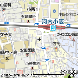 大阪府東大阪市小阪本町1丁目2-8周辺の地図