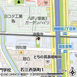浄風寺周辺の地図