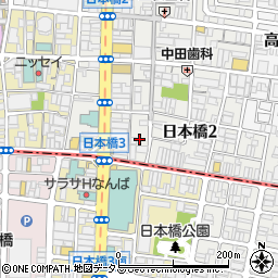 大阪府大阪市中央区日本橋2丁目10-5周辺の地図