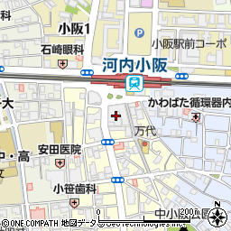 夢学塾小阪教室周辺の地図