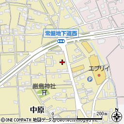 岡山県総社市中原425周辺の地図