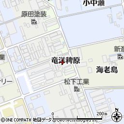 静岡県磐田市竜洋稗原641周辺の地図