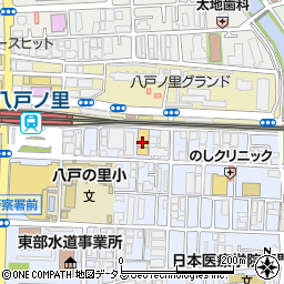 キャンドゥ八戸ノ里店周辺の地図