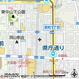 辻ボタン店周辺の地図