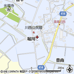 愛知県田原市豊島町川西47-1周辺の地図
