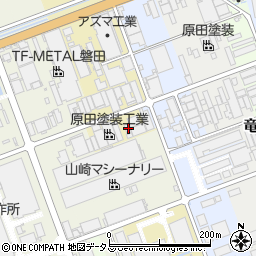 静岡県磐田市東平松448周辺の地図
