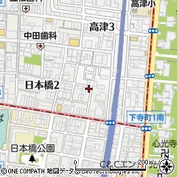 大阪府大阪市中央区日本橋2丁目19-1周辺の地図