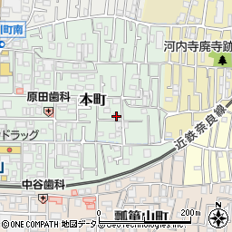 大阪府東大阪市本町10-6周辺の地図