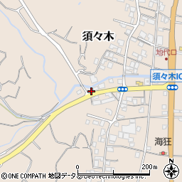 静岡県牧之原市須々木1039-1周辺の地図
