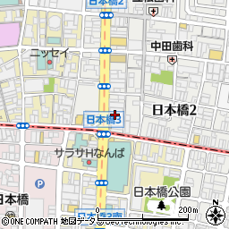 大阪府大阪市中央区日本橋2丁目9周辺の地図