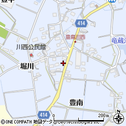 愛知県田原市豊島町川西39周辺の地図