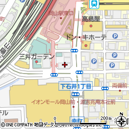 株式会社阪急交通社　岡山支店国内旅行周辺の地図
