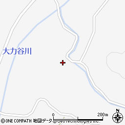 広島県三次市三和町大力谷165周辺の地図