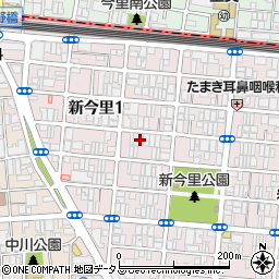 アキラ大阪周辺の地図