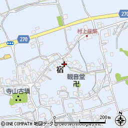 岡山県総社市宿650周辺の地図