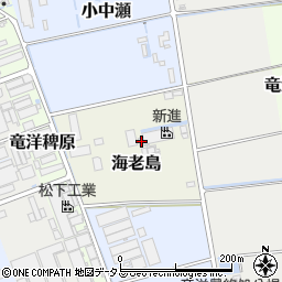 静岡県磐田市海老島1580周辺の地図
