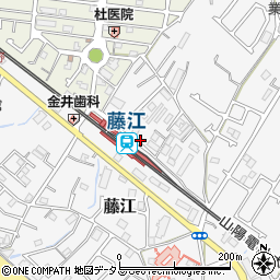 リパーク山陽藤江駅前駐車場周辺の地図