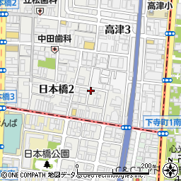 大阪府大阪市中央区日本橋2丁目19-13周辺の地図