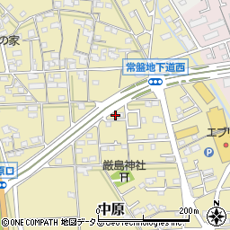 岡山県総社市中原454-5周辺の地図