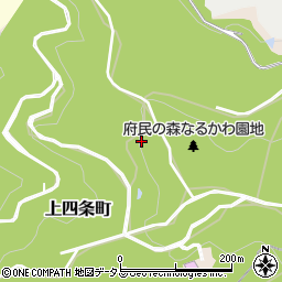 府民の森なるかわ園地周辺の地図