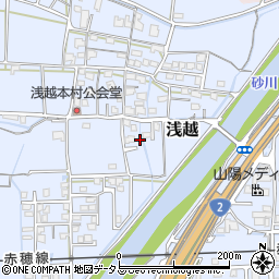 岡山県岡山市東区浅越242周辺の地図