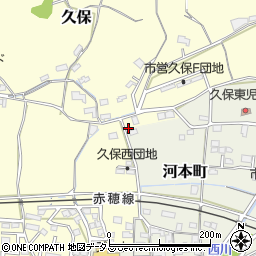 岡山県岡山市東区久保1周辺の地図