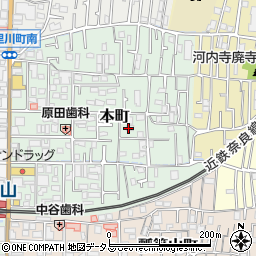 大阪府東大阪市本町10-18周辺の地図