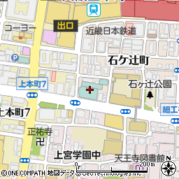 ホテルアウィーナ大阪周辺の地図