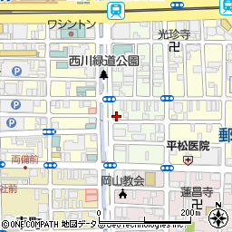 マイキット岡山店周辺の地図