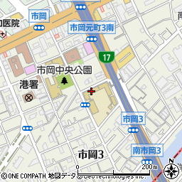 大阪市立市岡小学校周辺の地図