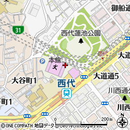 兵庫県神戸市長田区蓮池町周辺の地図