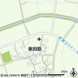 三重県名張市東田原1459周辺の地図