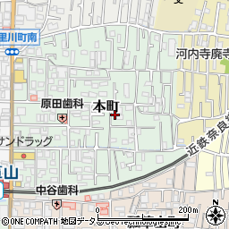 大阪府東大阪市本町10-20周辺の地図
