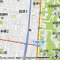 大阪府大阪市中央区高津3丁目16-30周辺の地図