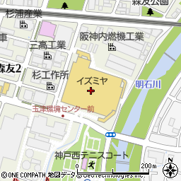 ケンタッキーフライドチキン　イズミヤ神戸玉津店周辺の地図