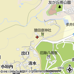 兵庫県神戸市須磨区多井畑山神周辺の地図