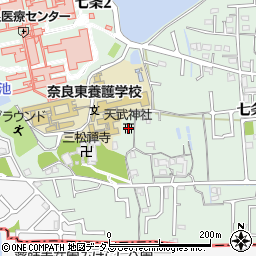 天武神社周辺の地図