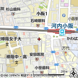 ケア21東大阪周辺の地図