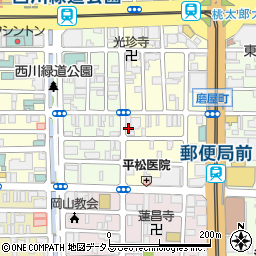 岡山県岡山市北区磨屋町7-28周辺の地図
